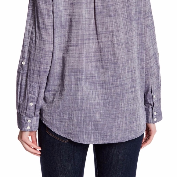 NWT $168 Soft Joie Sania Chambray Shirt in Blue - size XS! - Picture 4 of 4